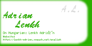 adrian lenkh business card